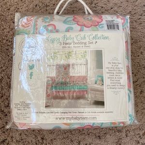 My Baby Sam Gyspy Baby 3-piece Crib Bedding Set